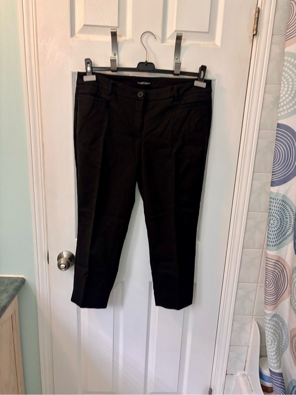 Hilary Radley Black Cropped Dress Pants